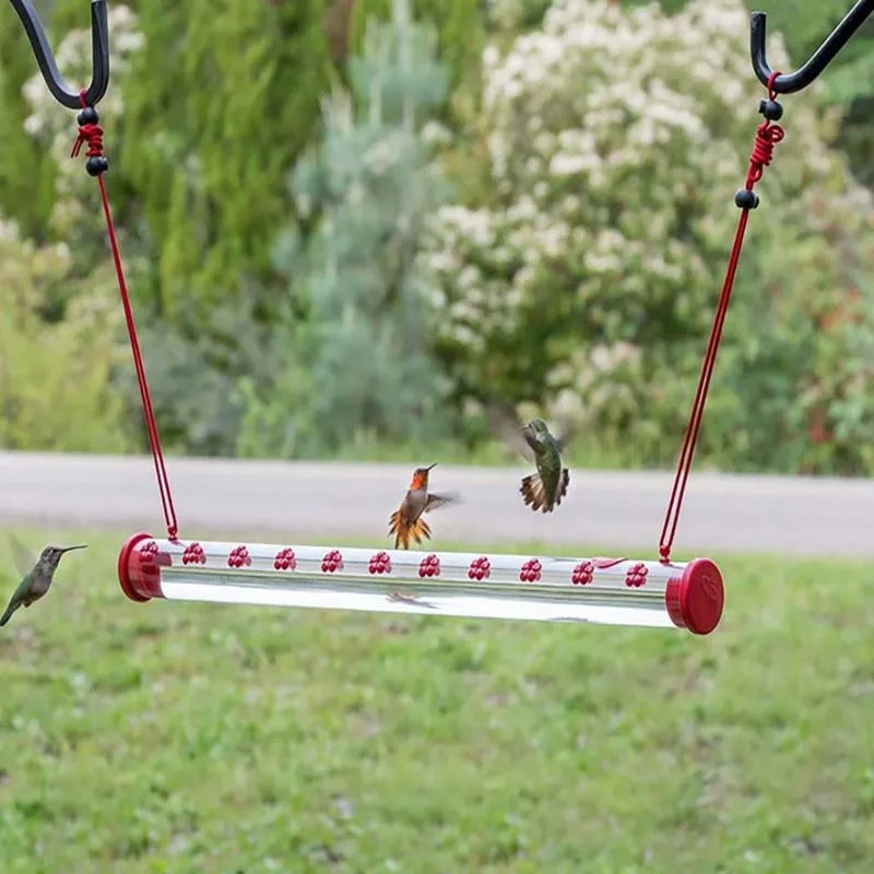 

Hummingbird Feeder Garden Bird Feeder Foldable Bird Feeding Tool with Hanging Pet Accessories Pet Bird Feeder Outdoor Supplies