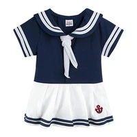 baby girl navy sailor uniform infant halloween outfit fancy dressing cosplay mariner playsuit nautical seaman anchor costume