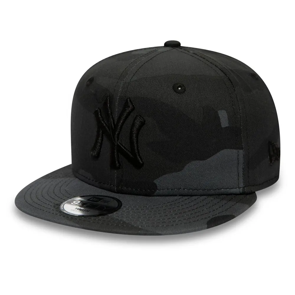 Новый Era-9FIFTY Детская кепка с плоским козырьком Нью-Йорк Yankees черный камуфляж