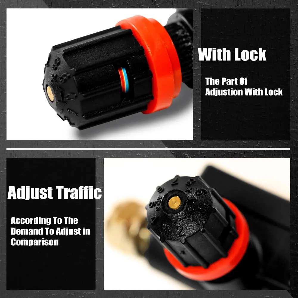 Цифровой регулятор воздушного потока 1/4 &quotс манометром для распылителя HVLP