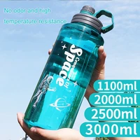 2022 hot high quality water bottle 2l tour outdoor sport leak proof seal school water bottles for kids tritan drinkware bpa free