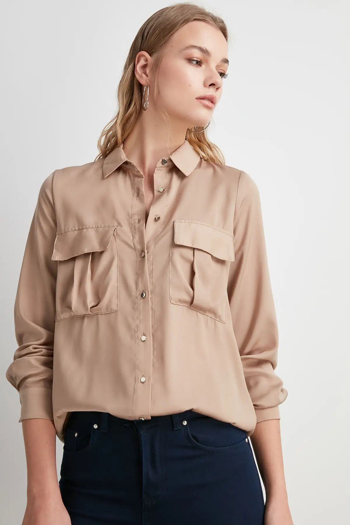 Рубашка с пуговицами TWOAW20GO0565|Рубашки| |