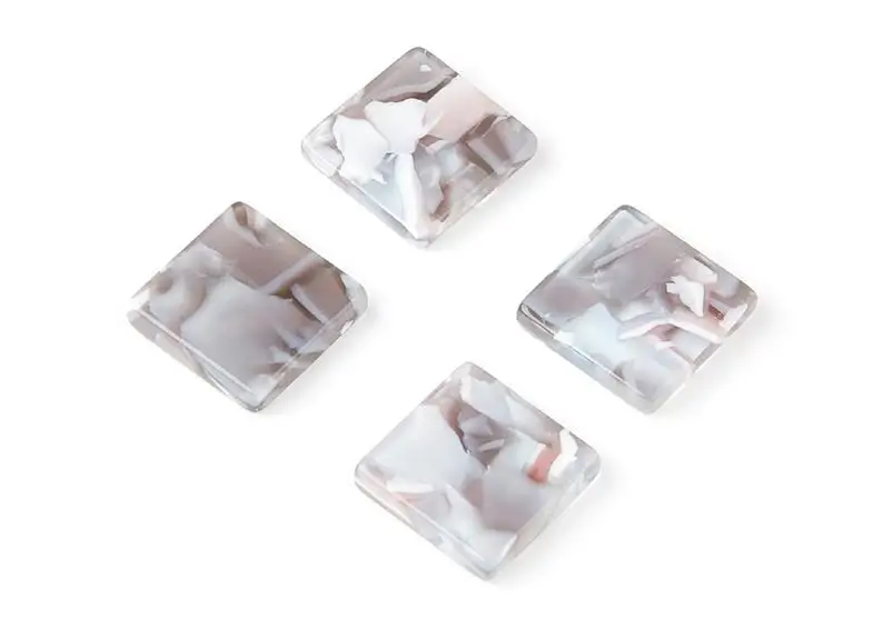 Акриловые шармы квадратная серьга-ацетат акриловая форма-застежки для сережек-6