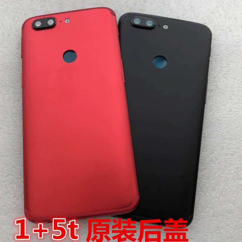 5 шт. оригинал для OnePlus 5T Задняя Крышка батарейного отсека заднее стекло Oneplus 5t 1 +