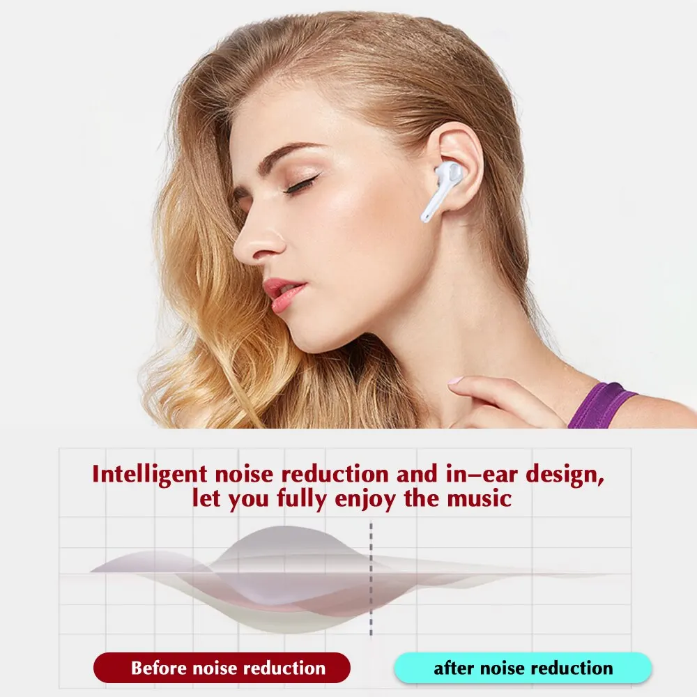 Беспроводные наушники Bluetooth 5 0 TWS спортивные стереонаушники беспроводные с