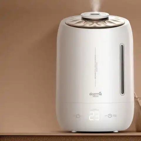 Увлажнитель воздуха Deerma Air Humidifier 5L DEM-F600 (White) беззвучный для дома температура воздуха ароматизация экран