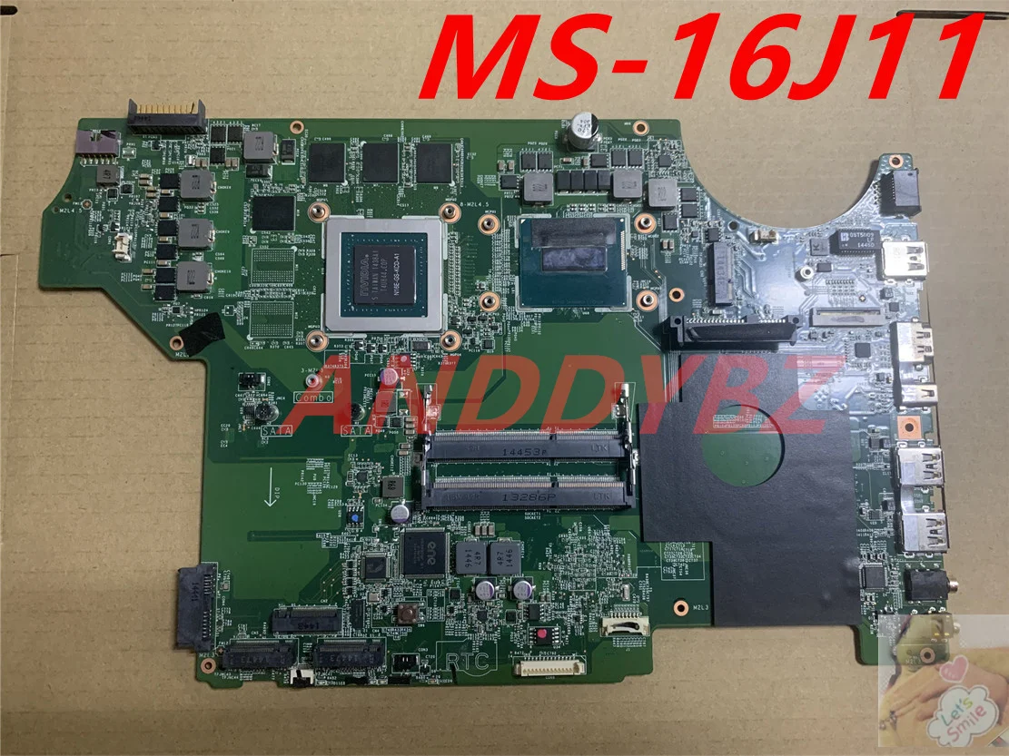 MS-16J11 VER 1 0 для MSI MS-16J1 Ge62 2qf-094x-ge72 материнская плата с процессором I7 и графической