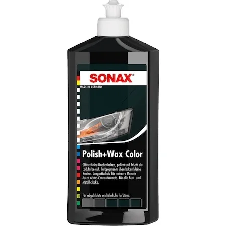 

SONAX Color Nano Shine and Protective Polish Wax Paint Scratch Repair Remover Paint Care Maintenance Auto Detailing