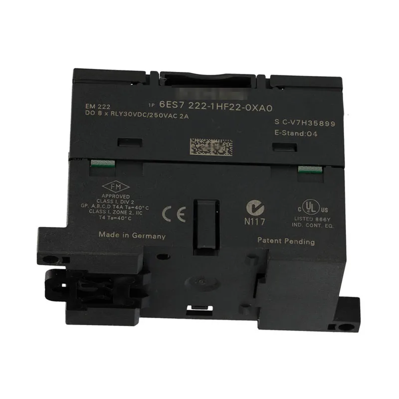 

Original New S7-200 6ES7222-1HF22-0XA0 EM222 8DO Relay Digital Output Module 6ES7 222-1HF22-0XA0 6ES72221HF220XA0