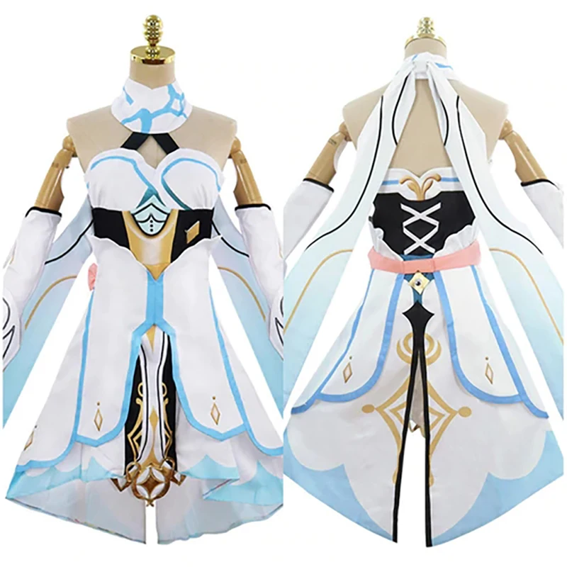 

Game Genshin Impact Lumine Cosplay Outfit Halloween Carnival Party Suit Cosplay Anime Costume for Women Full Set