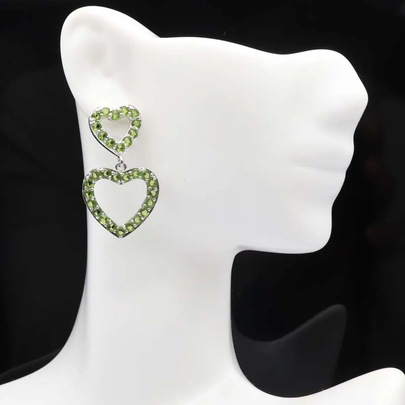 

Женские серьги из серебра 5,45 пробы, 34x20 мм, 925 г