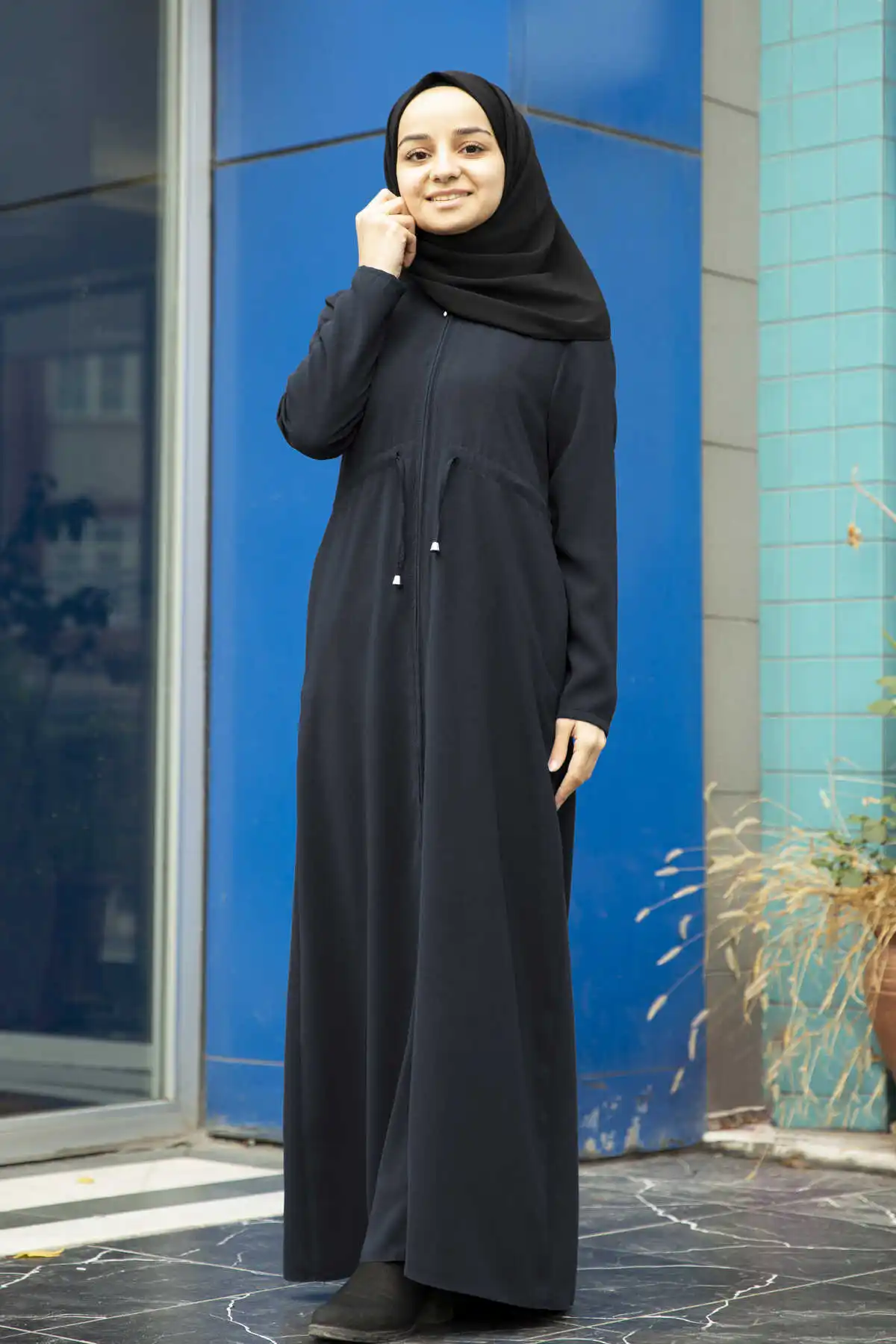 

New Season Women Young Abaya Kids Abaya Dress Set Islamic Clothing Dubai Arab Muslim Islamic Fashion Turkish Quality