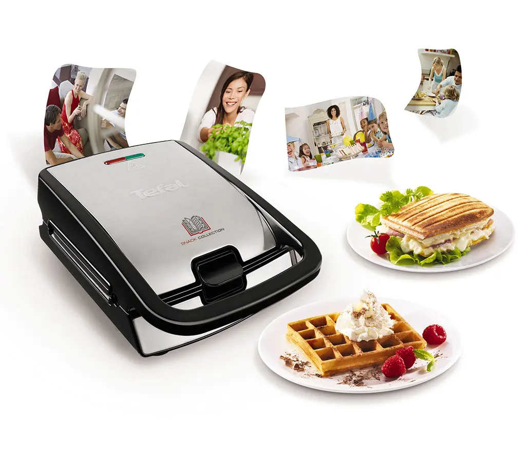 Сэндвичница TEFAL SW852D12 Snack Collection 2 в 1 | Бытовая техника