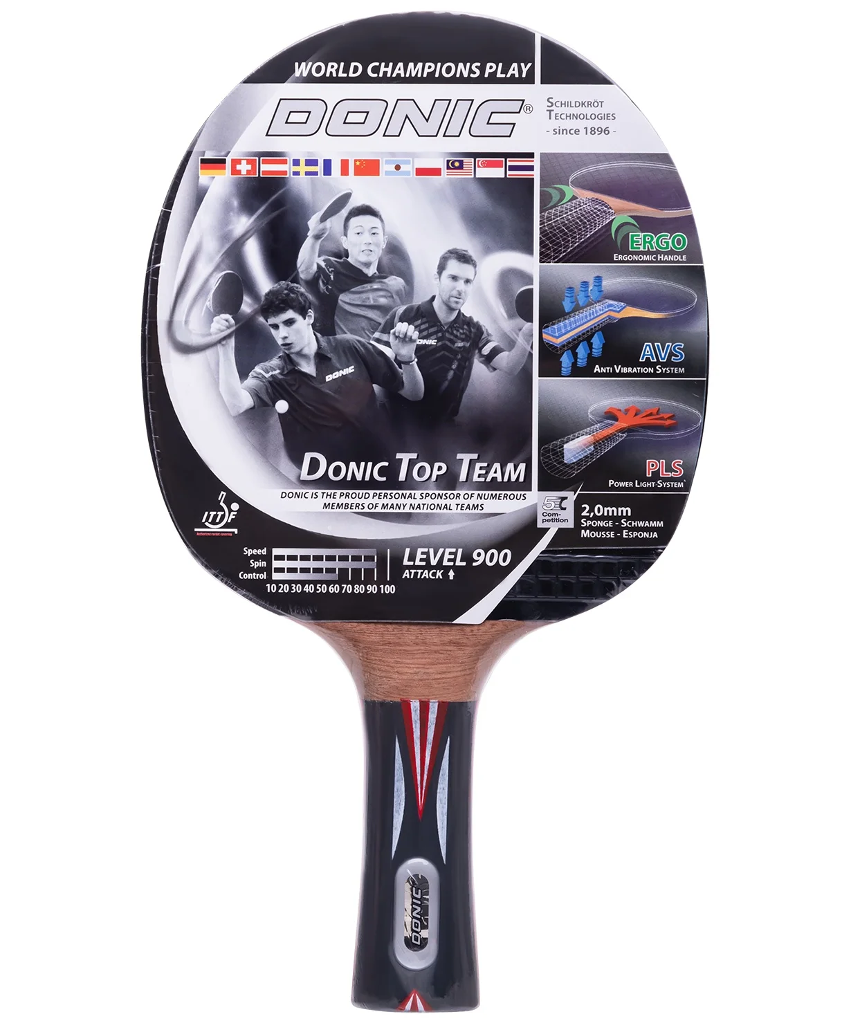 Ракетка для настольного тенниса Donic Top Team 900 | Спорт и развлечения