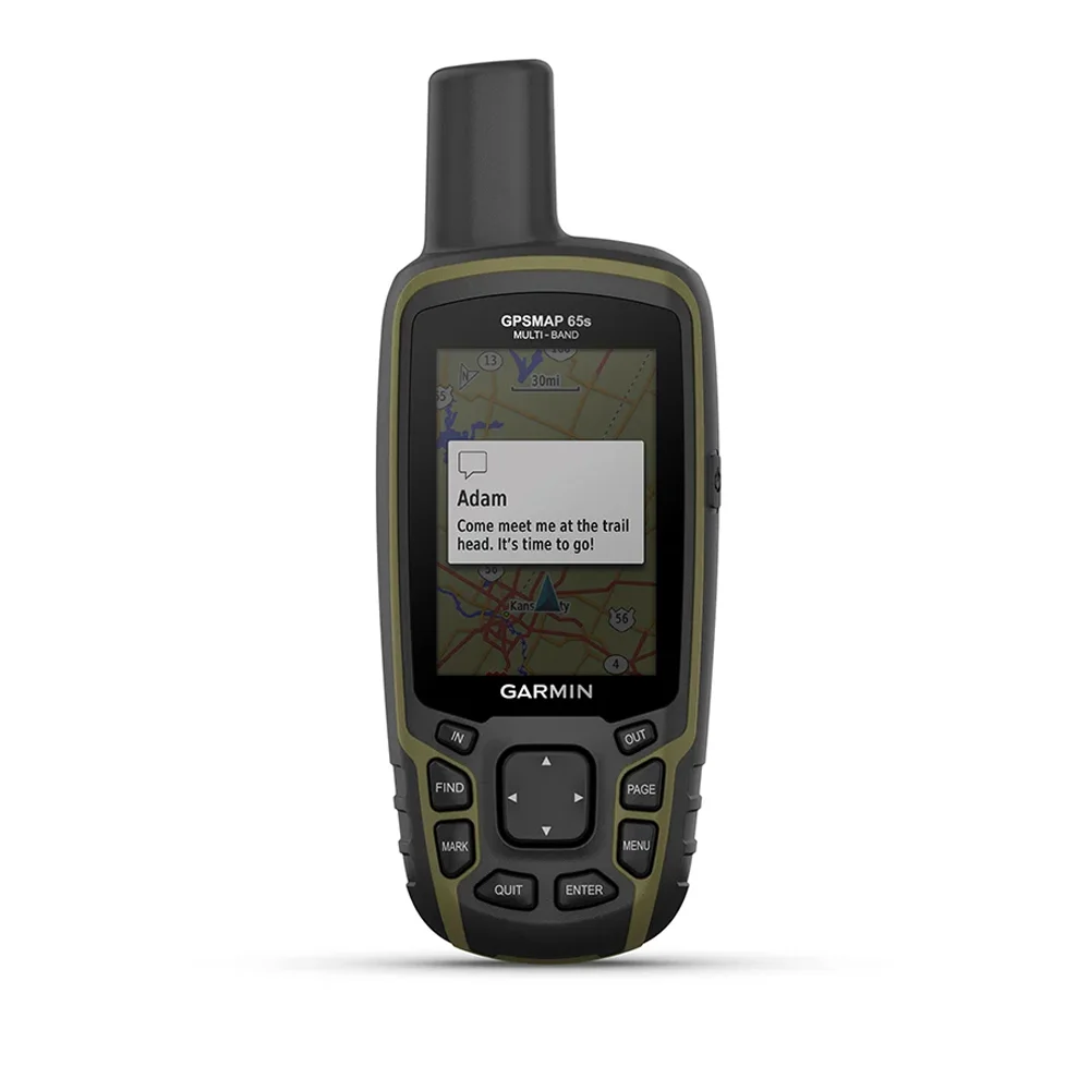 Garmin GPSMAP 65s Multi-Band/Multi-GNSS Навигатор с ТОПО Active России гарантия 1 года для охоты