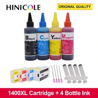 hinicole 400ml printer ink refill kit pgi1400 xl ink cartridge compatible for canon pgi1400 maxify mb2040 mb2140 mb2340 mb2740