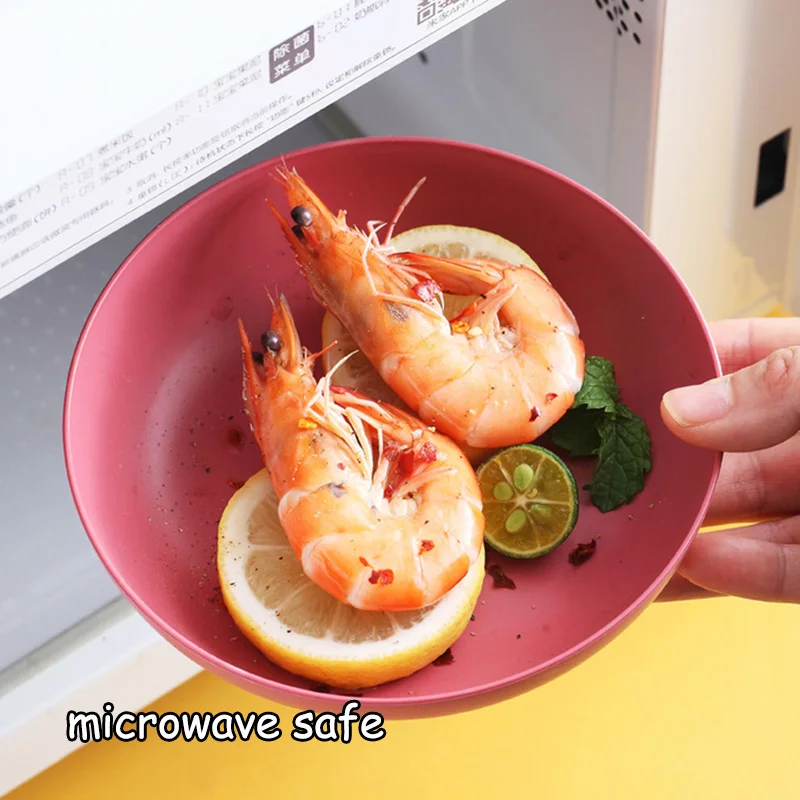 Набор тарелок с основанием комплект из 5 квадратных круглых салатных мисок