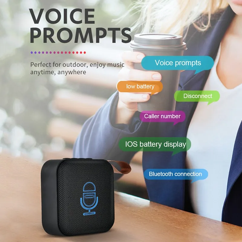 Портативная Bluetooth колонка Мини Беспроводная Громкая звуковая система 10 Вт