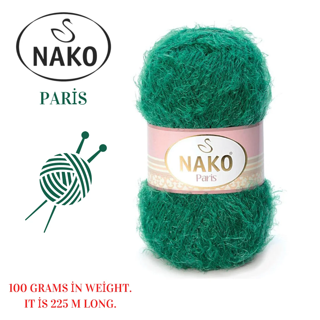 Nako Paris вязальная пряжа для вязания крючком акриловая шаль зимы шарф кардиган | Дом