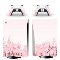 romantic sakura ps5 disk edition skin sticker decal cover for playstation 5 console and controllers ps5 skin sticker vinyl