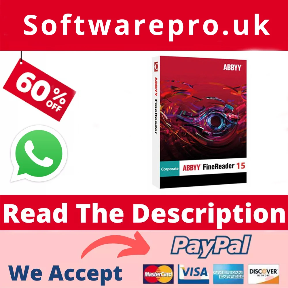 

{✔️ABBYY FineReader 15✔️Полная версия✔️Многоязычная версия ✔️Ключ✔️Купить у✔️www.softwarepro.uk✔️}