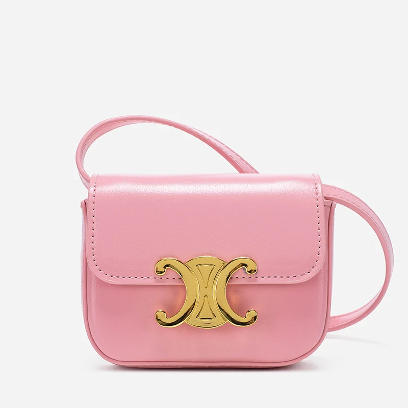 

Розовые маленькие сумки через плечо для женщин, Роскошный дизайнерский модный винтажный кошелек, дешевые сумки на плечо, распродажа