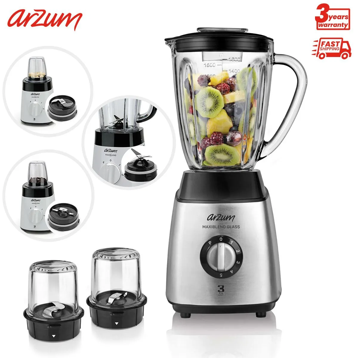 

My desire with Maxiblend Glass Liquidiser Stainless Steel Heavy Duty Commercial Blender Mixer Juicer Fruit Food Processor Ice Smoothies