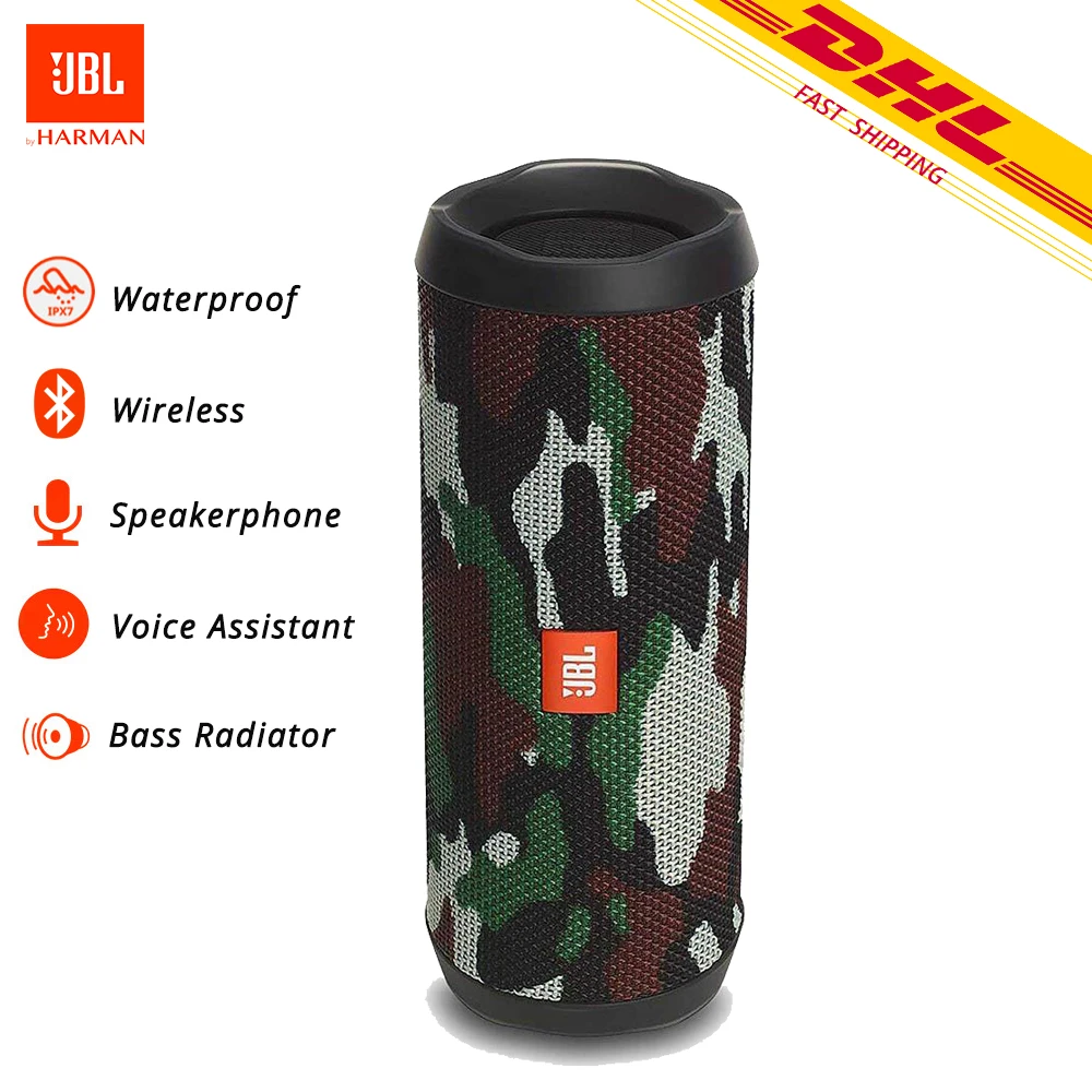 JBL Flip4 беспроводной Bluetooth Динамик Музыкальный калейдоскоп IPX7 водонепроницаемый