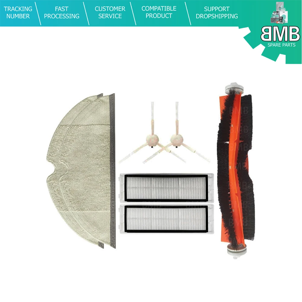 

1C Vacuum Mop Compatible Filter Brush Set 7 Piece Set Equivalent Quality and Compatible Product
