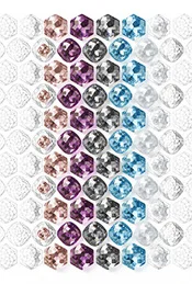 Эффект Шиммер розового персика(262 прокладка) кристалл Swarovski(ss5-ss30)(без горячей фиксации) Стразы с плоской задней поверхностью