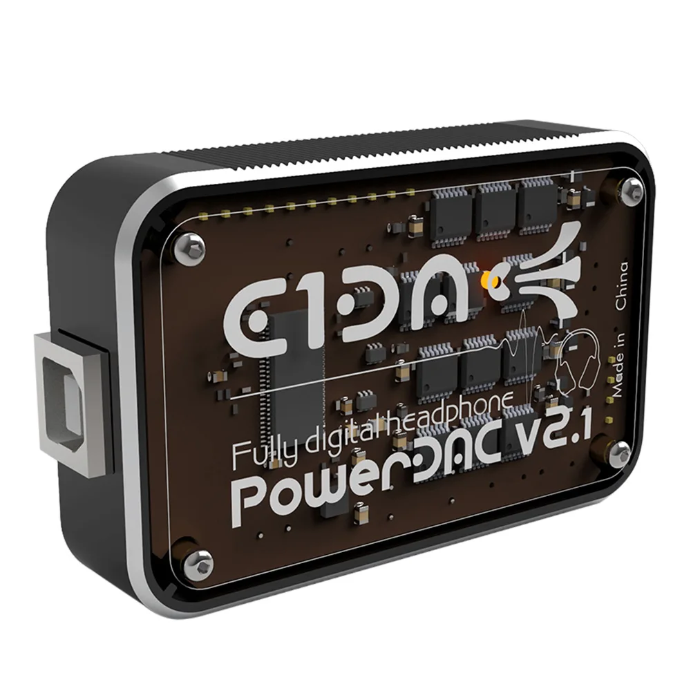 Фото E1DA Power DAC V2.1 Усилитель для наушников с адаптером 2,5/3,5, тип B к кабелю PEQ DSP BLE ЦАП №5