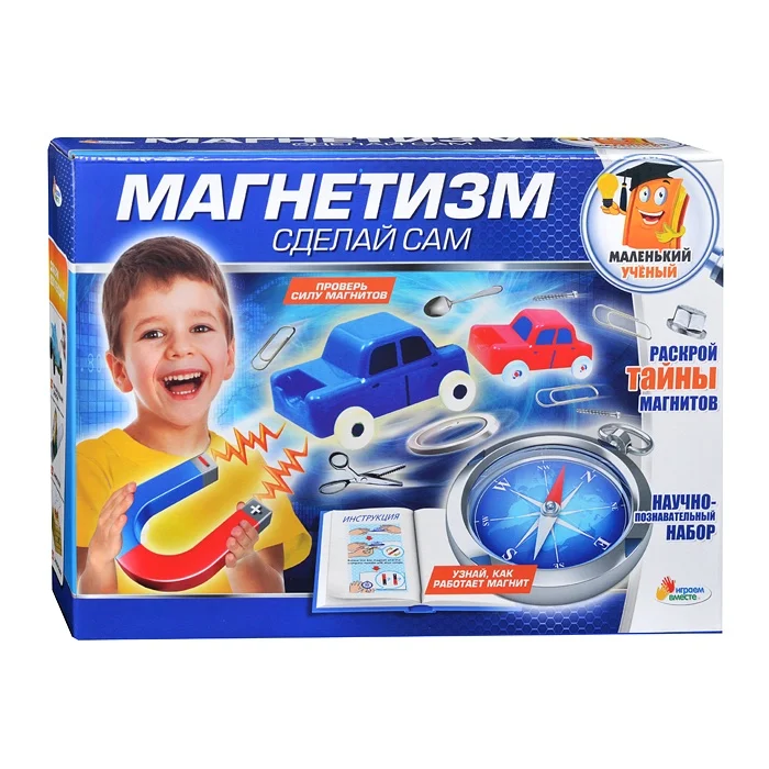Набор для опытов Играем вместе &quotМагнетизм&quot в коробке (TXL 156 R)|Образовательное