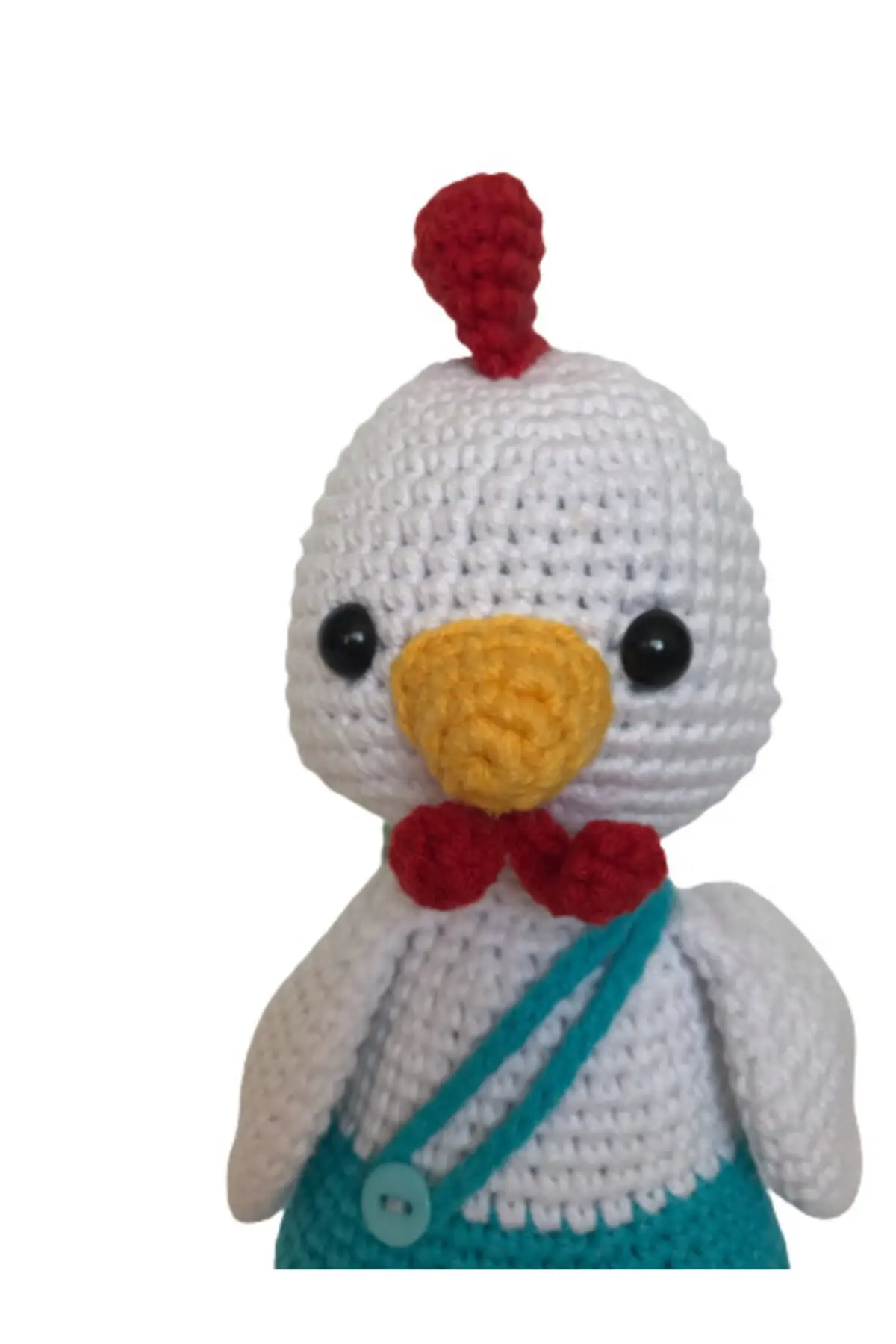 

Konbul Amigurumi Organic Knit Toy Rooster Sleeping Companion Plush 19 cm