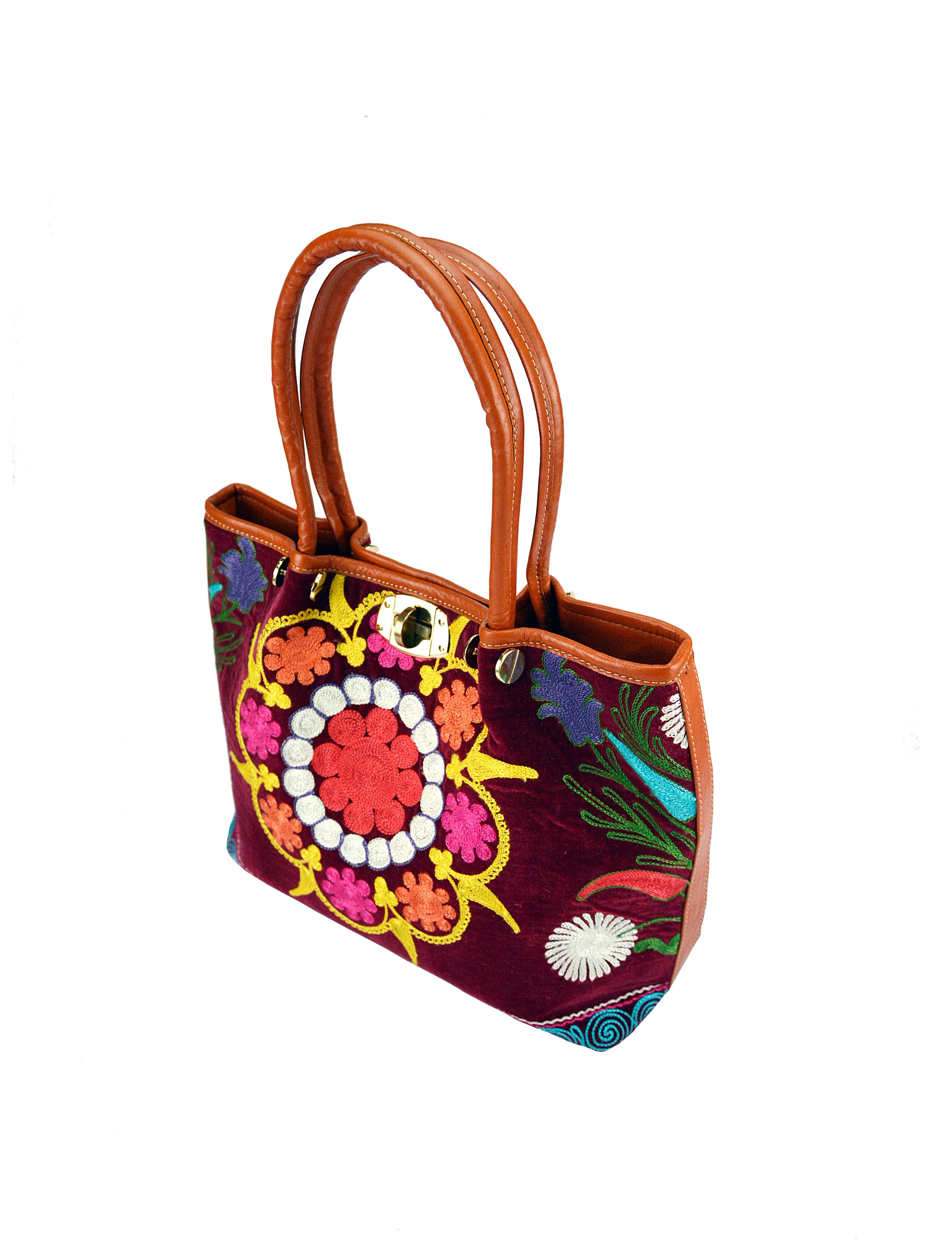 

Vintage Handmade Elegant shoulder Bag designed with special fabric