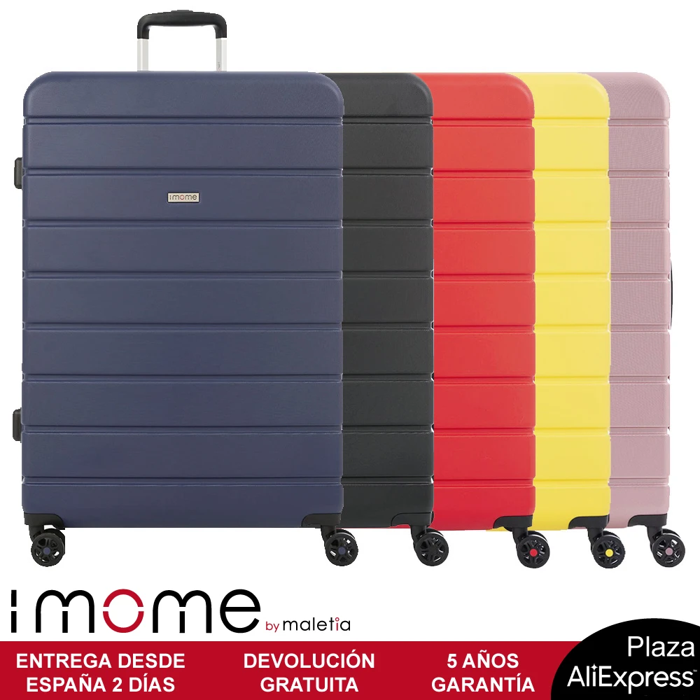 Imome Топ чемодан средних и больших размеров комплект для салона цветов желтый