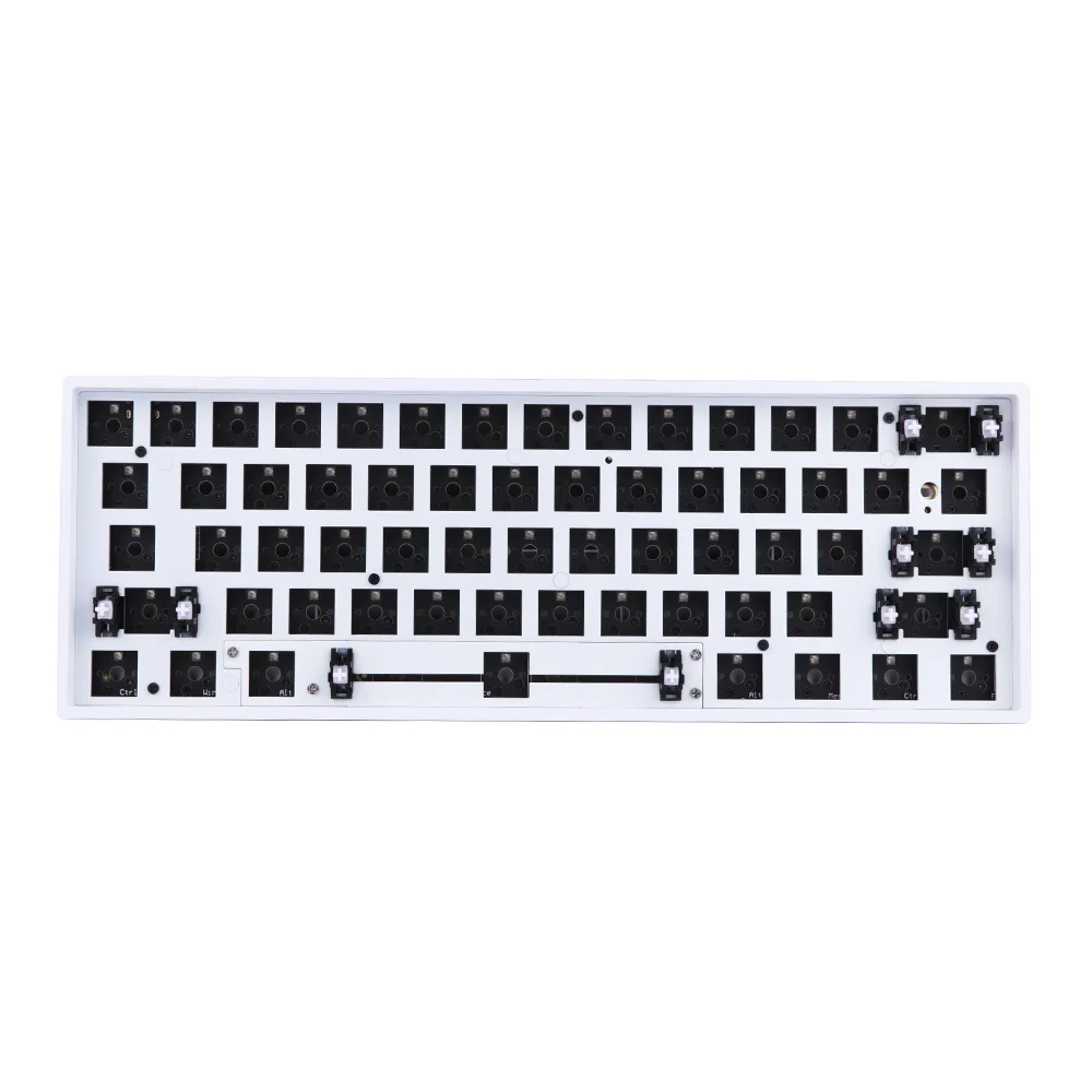 

EPOMAKER GK61X/GK64X Проводная Механическая клавиатура Hotswap DIY Kit RGB светильник 60% раскладка Алюминиевый Чехол