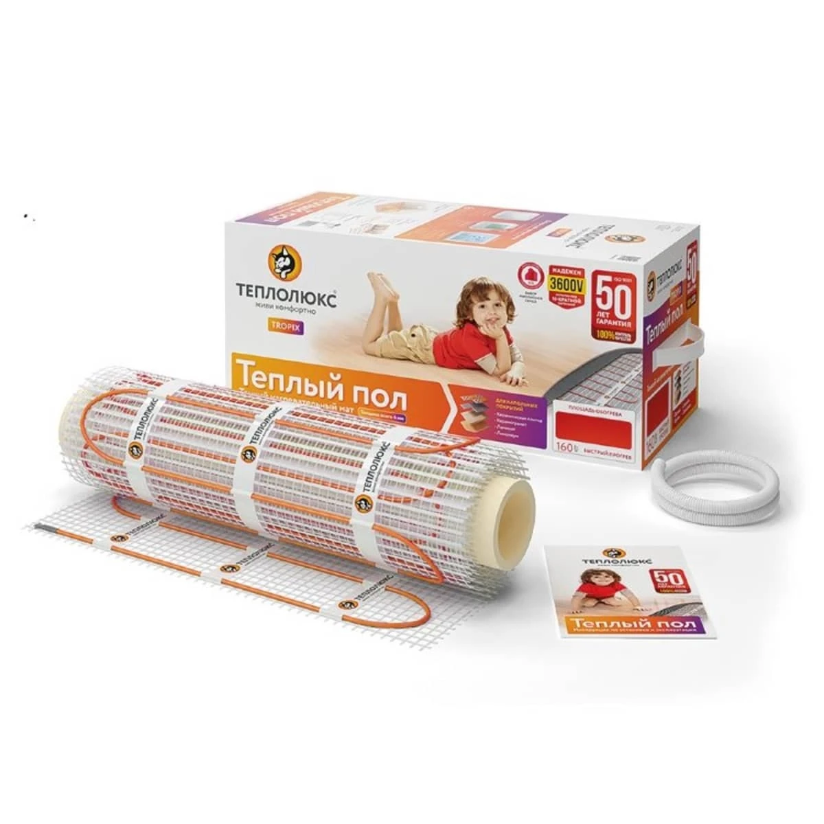 Да/нагревательный мат/Теплый пол Теплолюкс Tropix МНН-320-2 00 кв. м | Обустройство дома