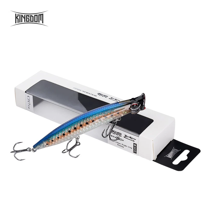 Наживка для рыбы Kingdom Topwater 123 мм 18 5 г 110 12 8 90 7 жесткая искусственная наживка