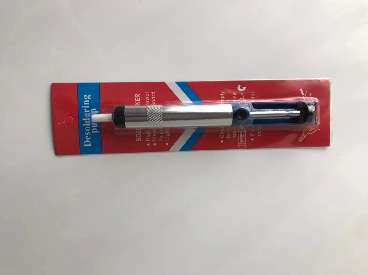 Оловоотсос или отсос припоя Алюминиевый металлический демонтажный насос 1