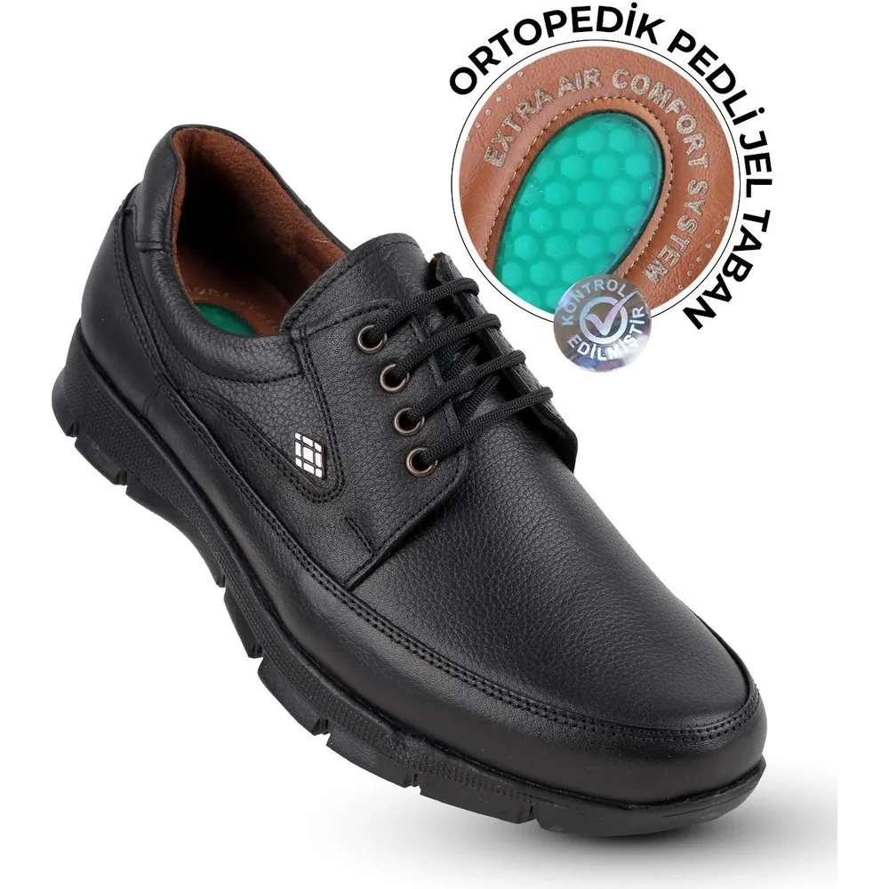 

Men Orthopedic Shoes Comfortable Genuine Leather Men Daily Walking Casual Shoes Preminium Shoes For Men Special Gel Insole