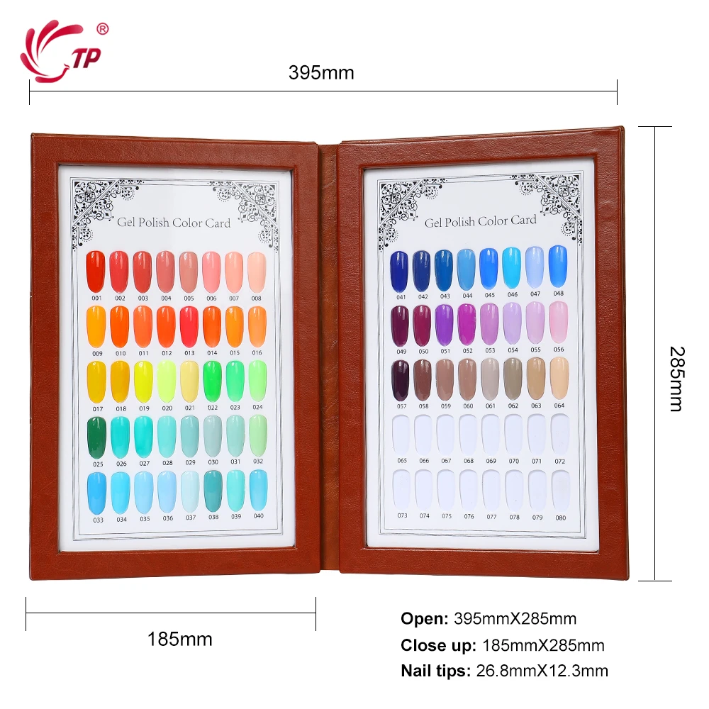 Альбом для нейл-арта TP с текстурой под крокодила 120 цветов акриловым УФ-гель-лаком