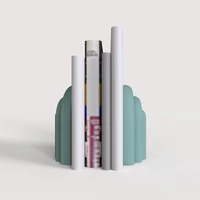 concrete bookrest silicone mold creative gypsum cement bookshelf diy tabletop support decoration molds