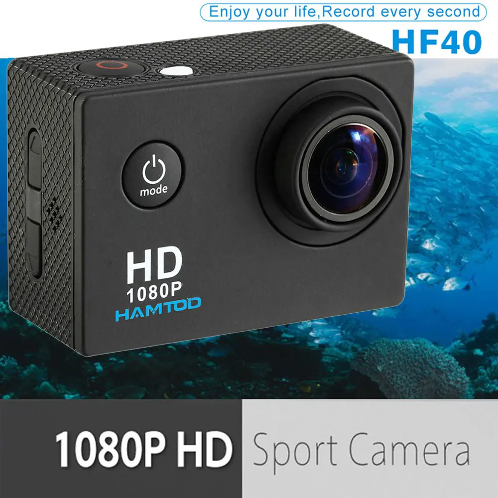 HF40 2 0 дюймовый ЖК экран 140 градусов широкоугольный объектив DV экшн Камера