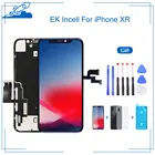 Высококачественный ЖК-дисплей EK Incell для iPhone XR, 3D сенсорный экран, дигитайзер, запасные части в сборе с подарком