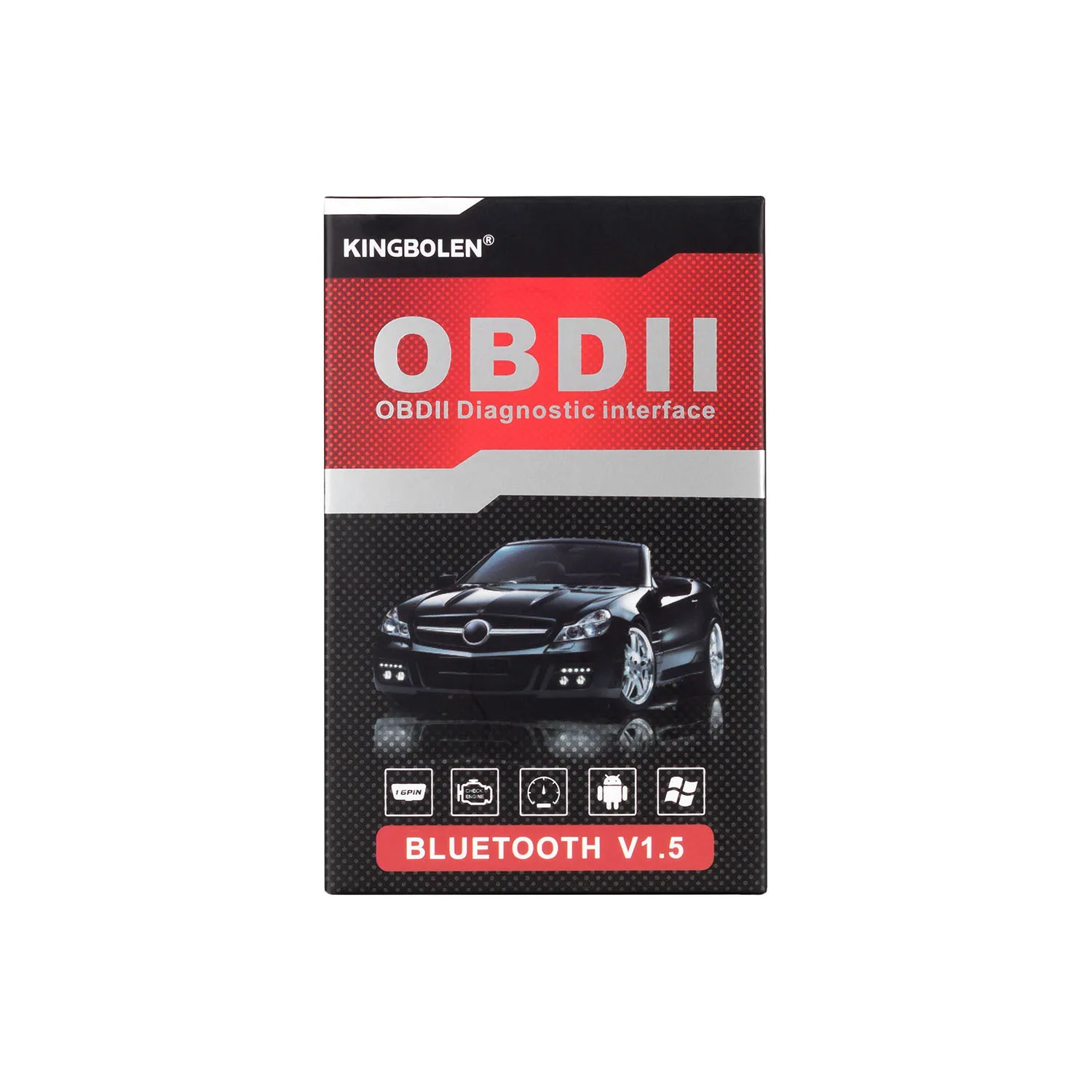 

ELM327 Bluetooth V1.5 PIC18F25K80 Chip OBDII Diagnostic Tool IPhone/Android ELM 327 V 1.5 ICAR2 OBDSCAN Scanner Code Reader Fuel