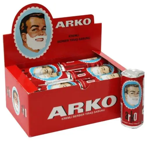 ARKO Мыло для бритья stick Парикмахерская крем пены мусс Безопасная бритва белые