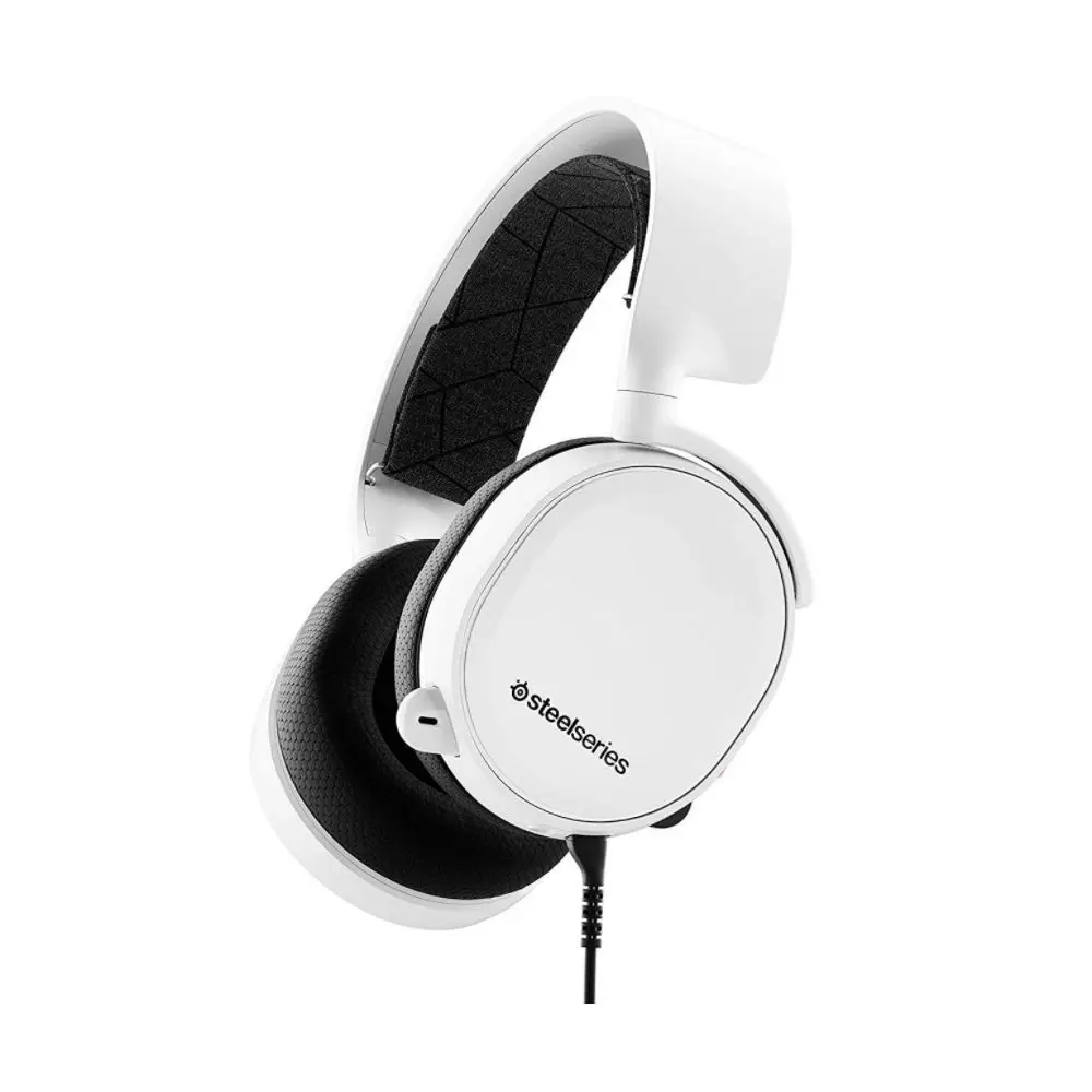 Игровые наушники SteelSeries Arctis 3 белые (40 мм 3.5 mm 4-Pole) | Электроника