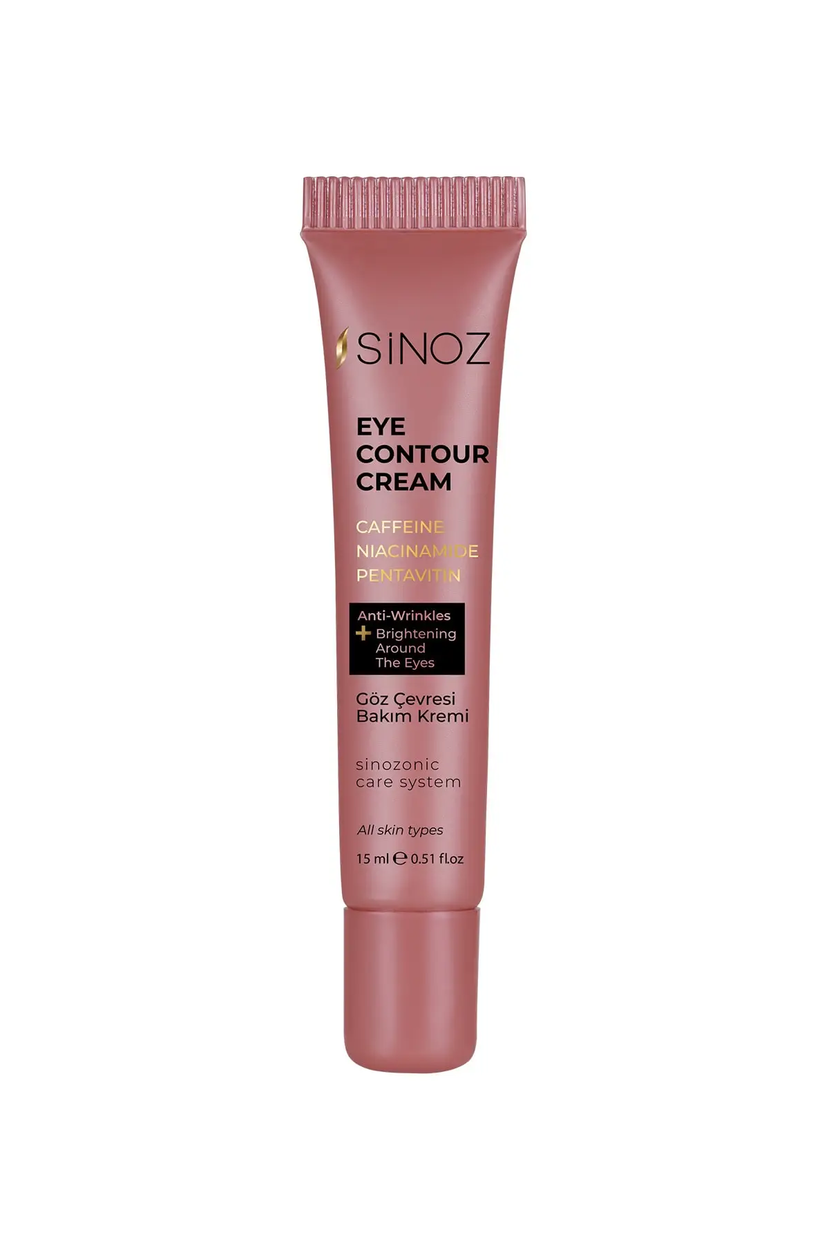 

Sinoz Eye Contour Care Cream 15 Ml, Under Eye Cover Bruises Intensive Care Face Balance Regulates Skin Health Professional