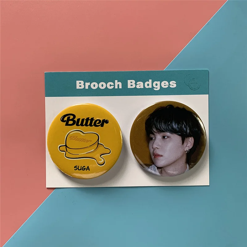 KPOP Bangtan Boys новый альбом брошь с маслом значки JIMIN Jung Kook RM JIN SUGA украшение для одежды