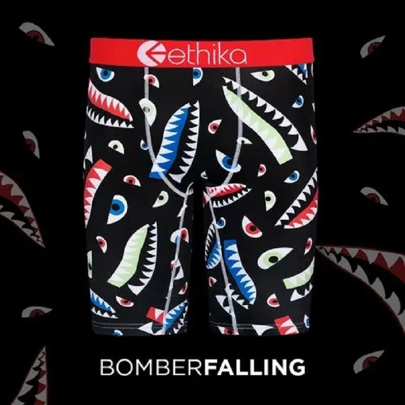 

Ethika Personalized Polyester Close Fitting Mens Fashion Cartoon Shorts 3XL Strong Wrapping Summer Ethika